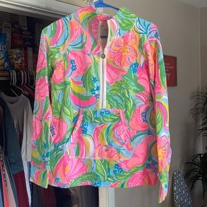 Lilly Pulitzer half zip sweatshirt